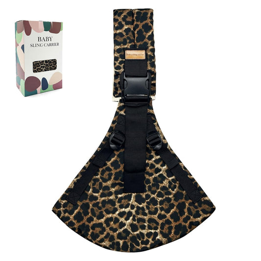 Baby Sling Carrier 2026 Baby Carrier Newborn to Toddler Sling Lightweight Baby Carrier Sling with Adjustable Straps Toddler Carrier Wrap for 10-30 Lbs (Brown Leopard)