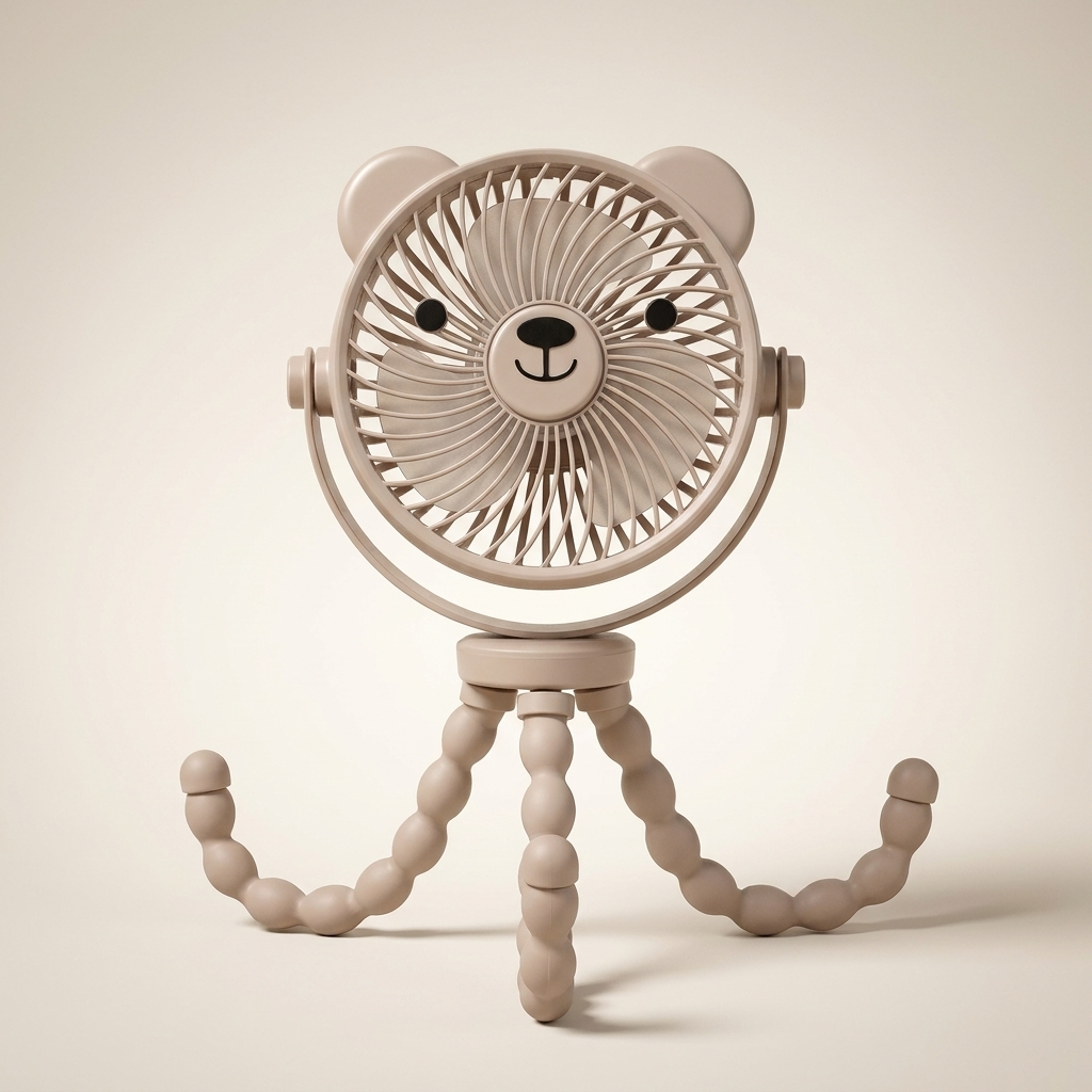 Rechargeable Baby Stroller Fan