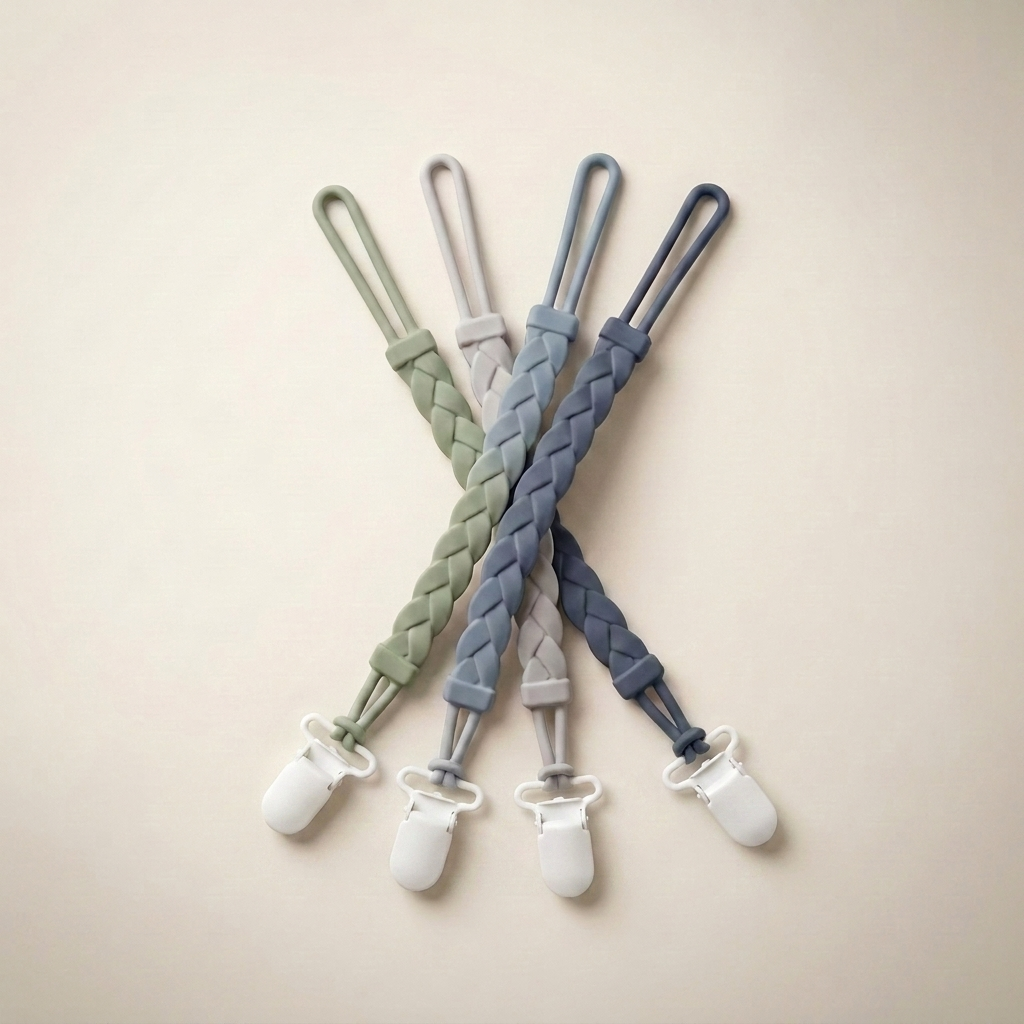 Pacifier Clips, 4-Pack