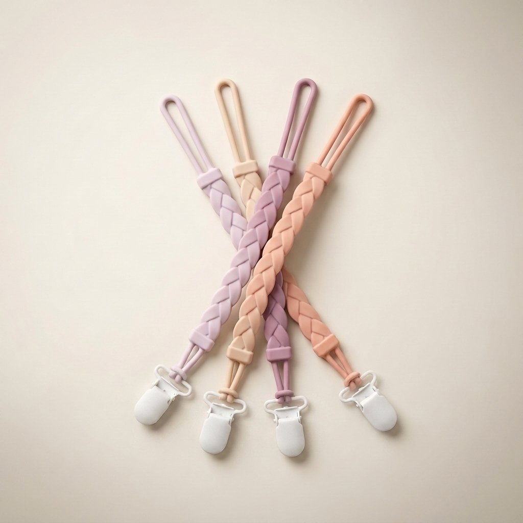 Pacifier Clips, 4-Pack