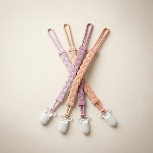 Pacifier Clips, 4-Pack